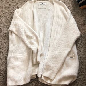 White Hollister Cardigan